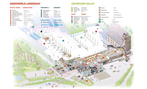 Pistenplan SnowWorld Landgraaf .